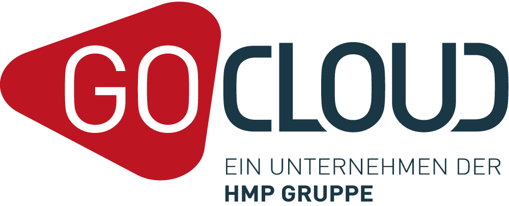 Das Log von Go Gloud. Ein abgerundetes Dreieck, in dem GO steht, daneben steth Cloud.